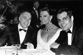 عمر الشريف وصوفيا لورين