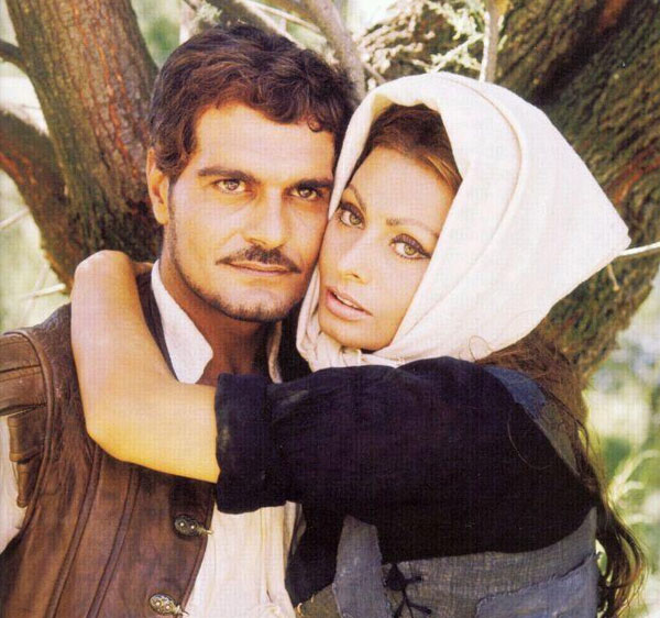 صوفيا لورين وعمر الشريف1