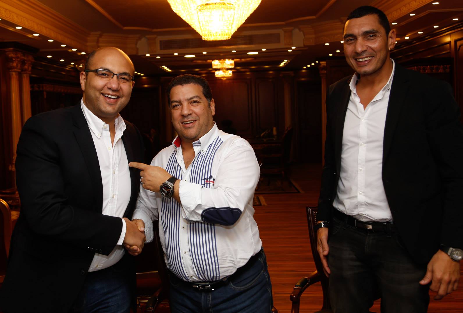 جوهر نبيل وشريف خالد وجمال صلاح