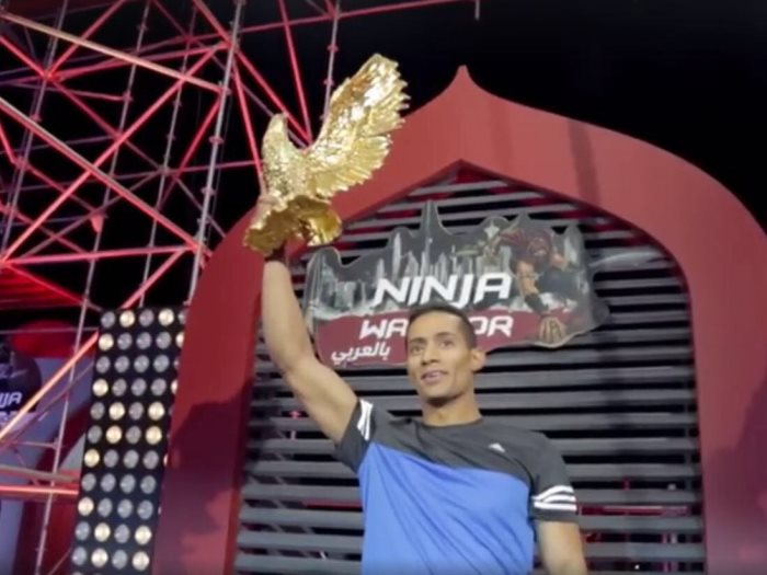 محمد رمضان يفوز بالصقر الذهبى فى تحدى Ninja Warrior بـ«ON E»