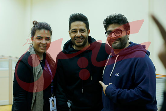 وليد-منصور-وحماقي-ومنة-شومان-قبل-الحفل