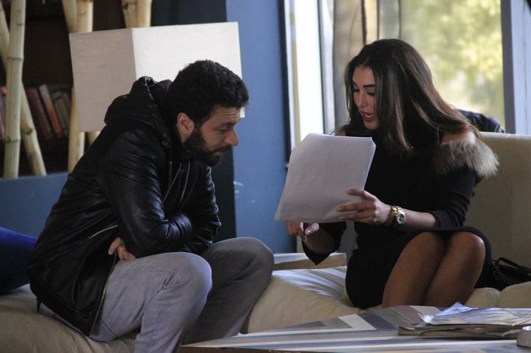 ياسمين صبرى مع المخرج أحمد خالد موسى