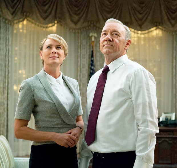 Robin Wright and kevin Spacey