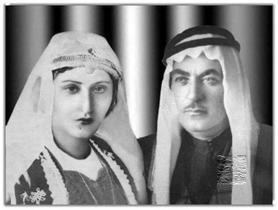 صورة زواج اسمهان من ابن عمها حسن الاطرش
