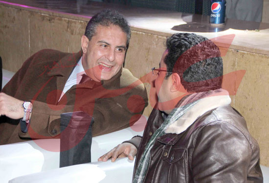 طاهر ابو زيد يحضر حفل حماقي عام 2013