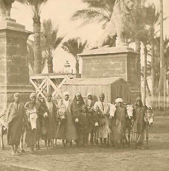 صورة كوبري قصر النيل في القاهرة عام 1889