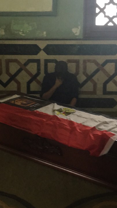 حسام داغر  في الجنازة