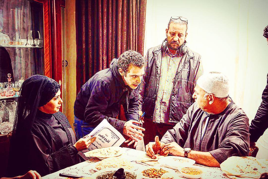 صابرين وجمال سليمان مع المخرج احمد خالد أمين