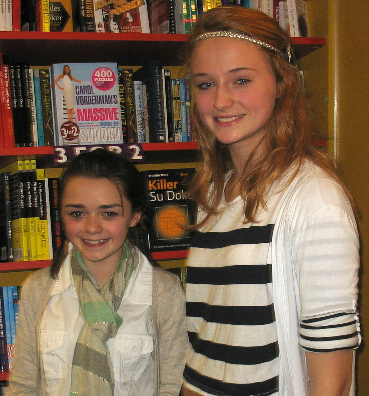 Maisie_Williams_and_Sophie_Turner_2009