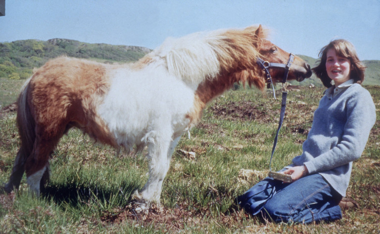 الأميرة مع الحصان