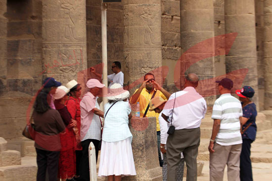 توافد السياح على معبد فيلة ‎‏ (1)