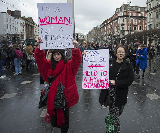 مظاهرات مدينة دبلن