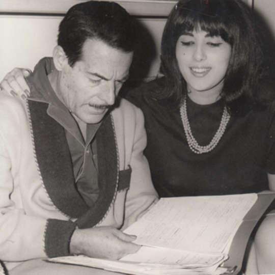 عبد السلام النابلسي مع زوجته