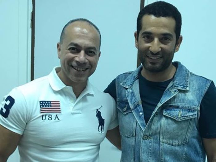 عمرو سعد والمنتج تامر مرسى