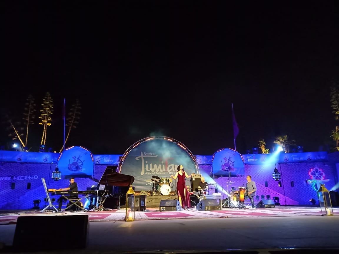 حفل آمال مثلوثي بمهرجان تيميتار المغربي 