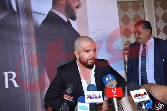 المؤتمر الصحفي للنجم المغربي الدوزي باحد فنادق القاهرة (13)
