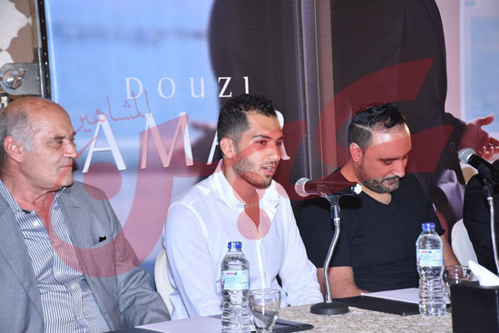 المؤتمر الصحفي للنجم المغربي الدوزي باحد فنادق القاهرة (10)