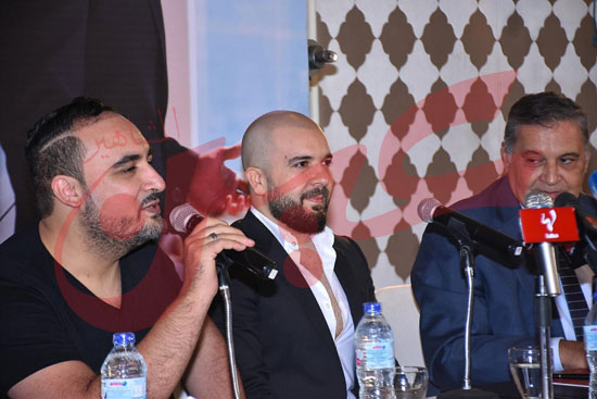 المؤتمر الصحفي للنجم المغربي الدوزي باحد فنادق القاهرة (7)