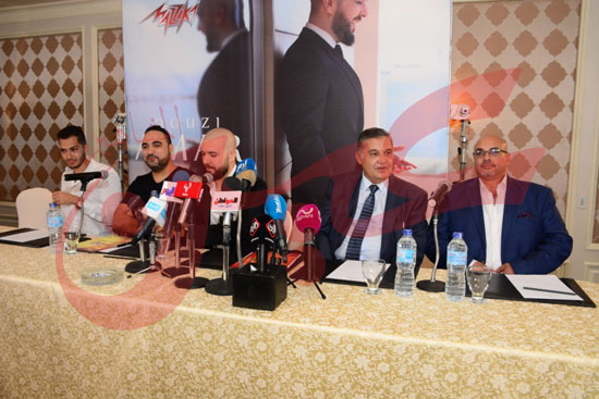 المؤتمر الصحفي للنجم المغربي الدوزي باحد فنادق القاهرة (3)