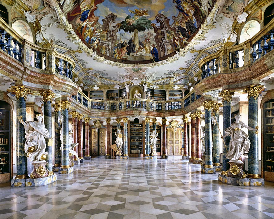 Biblioteca di Wiblingen germania