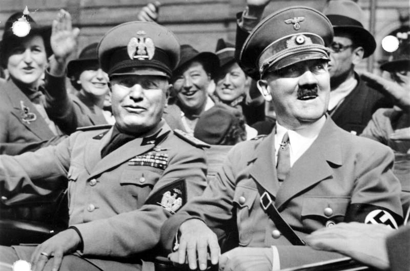 هتلر وموسيلينى