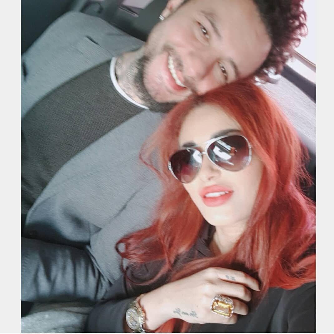 أحمد الفيشاوى وزوجته