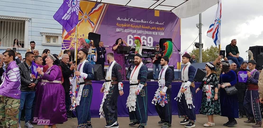 الآشوريين يحتفلون برأس السنة عيد أكيتو (1)