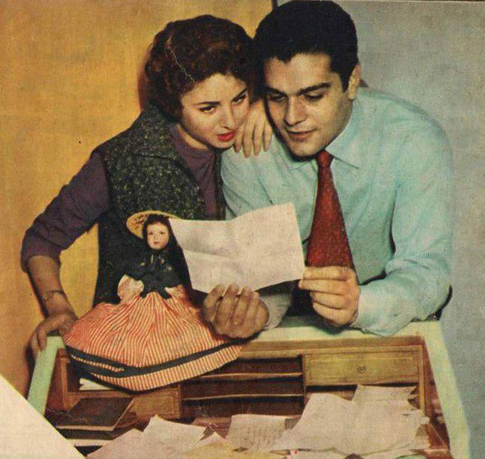 Hamama-with-her-ex-husband-Omar-al-Sherif-in-their-house-Photo-courtesy-of-Faten-Hamama-Facebook-Page