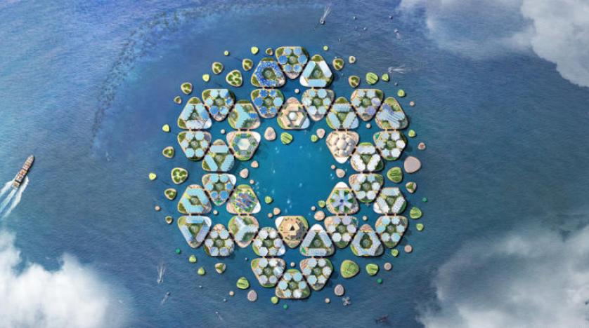 تصور للمدينة من أعلى تصور للمدينة من أعلى