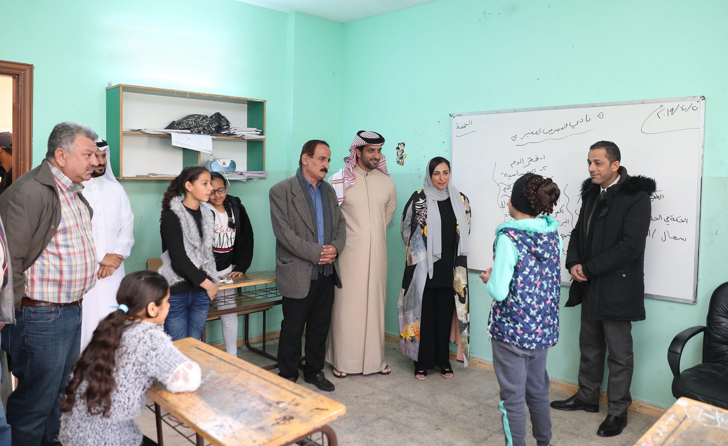 إهداء 700 كتاب إلى 7 مدارس فى الأردن لدعم اللاجئين والنازحين (3)