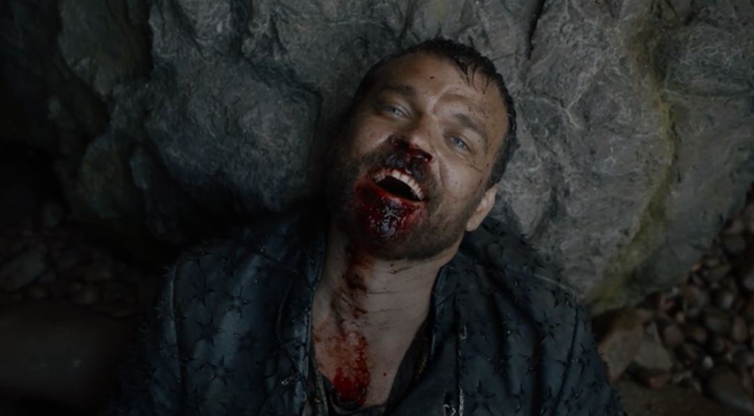 ابتسامة Euron Greyjoy بعد موته فى Game of Thrones