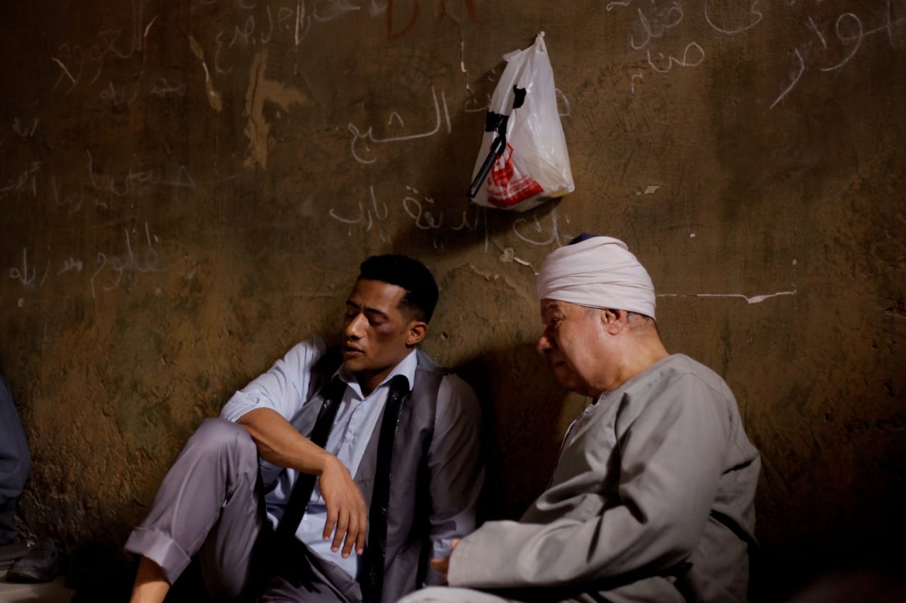 محمد رمضان فى مشهد من المسلسل