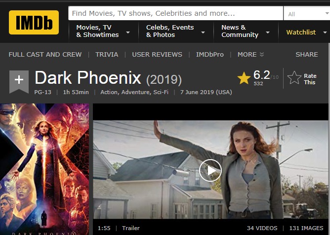 تقييمات سلبية وصادمة للنقاد بعد مشاهدة فيلم Dark Phoenix