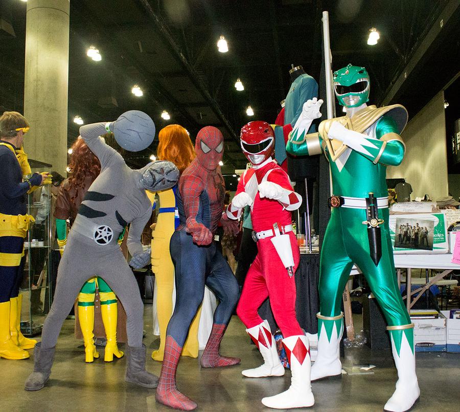 spiderman and power rangers 1