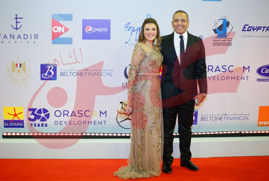 الكاتب الصحفى خالد صلاح وزوجته الإعلامية شريهان ابو الحسن
