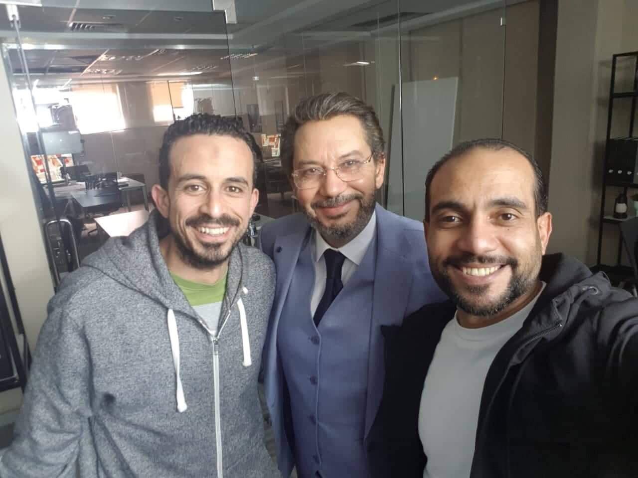 كمال أبورية ومحمد محرز ومحمد أسامة