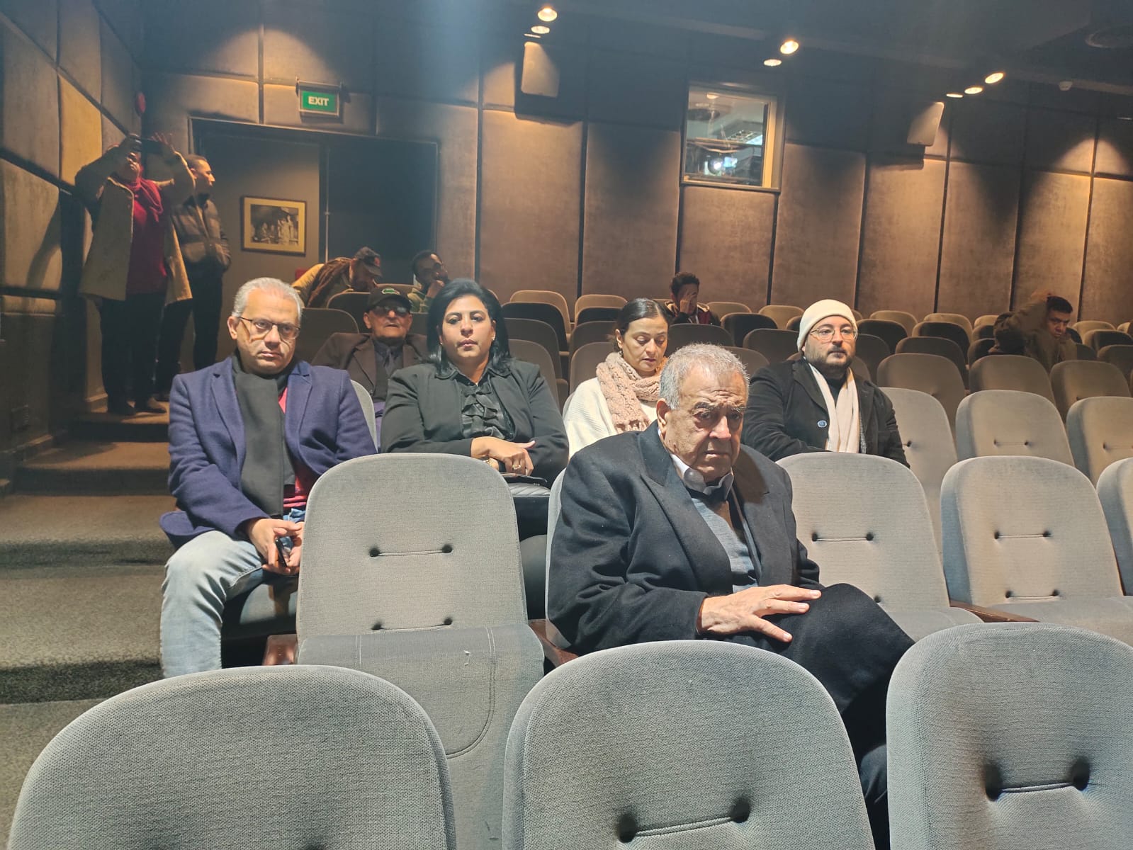 حسين القلا وعلا الشافعي في ندوة الاحتفاء بذكري رحيل عزت العلايلي بسينما الهناجر (2)
