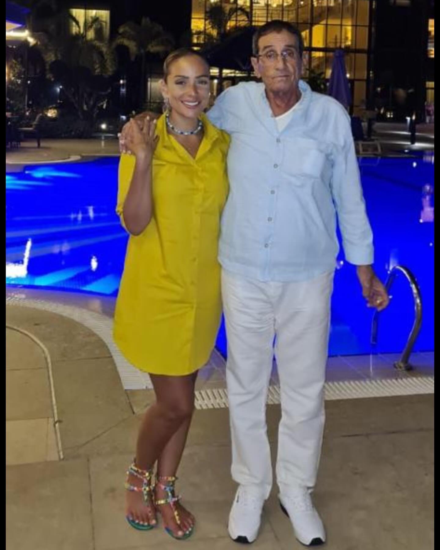 ريم البارودي و والدها (3)