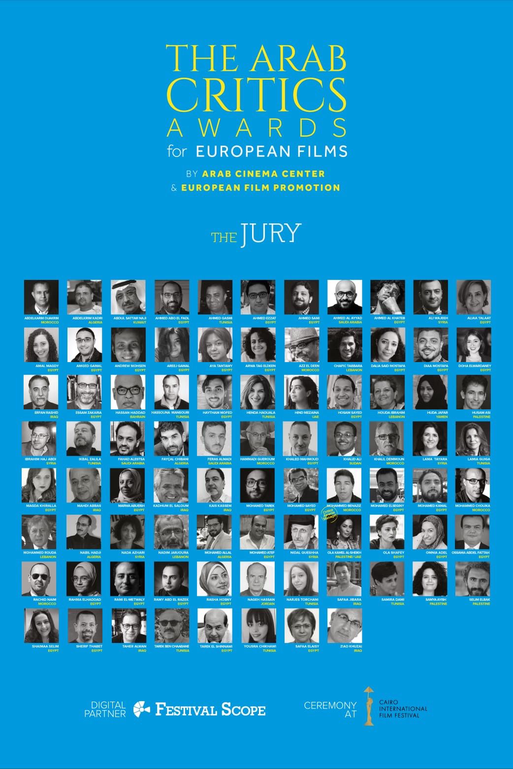الأفلام الفائزة بجائزة النقاد العرب للأفلام الأوروبية