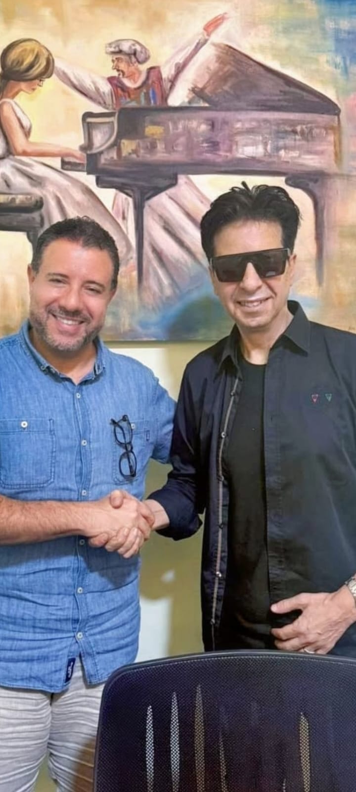 فارس والمنتج ريتشارد الحاج