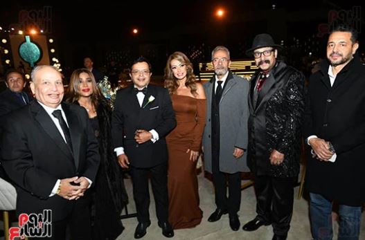 من حفل زفاف ابنة محمد هنيدي بحضور مشاهير الفن