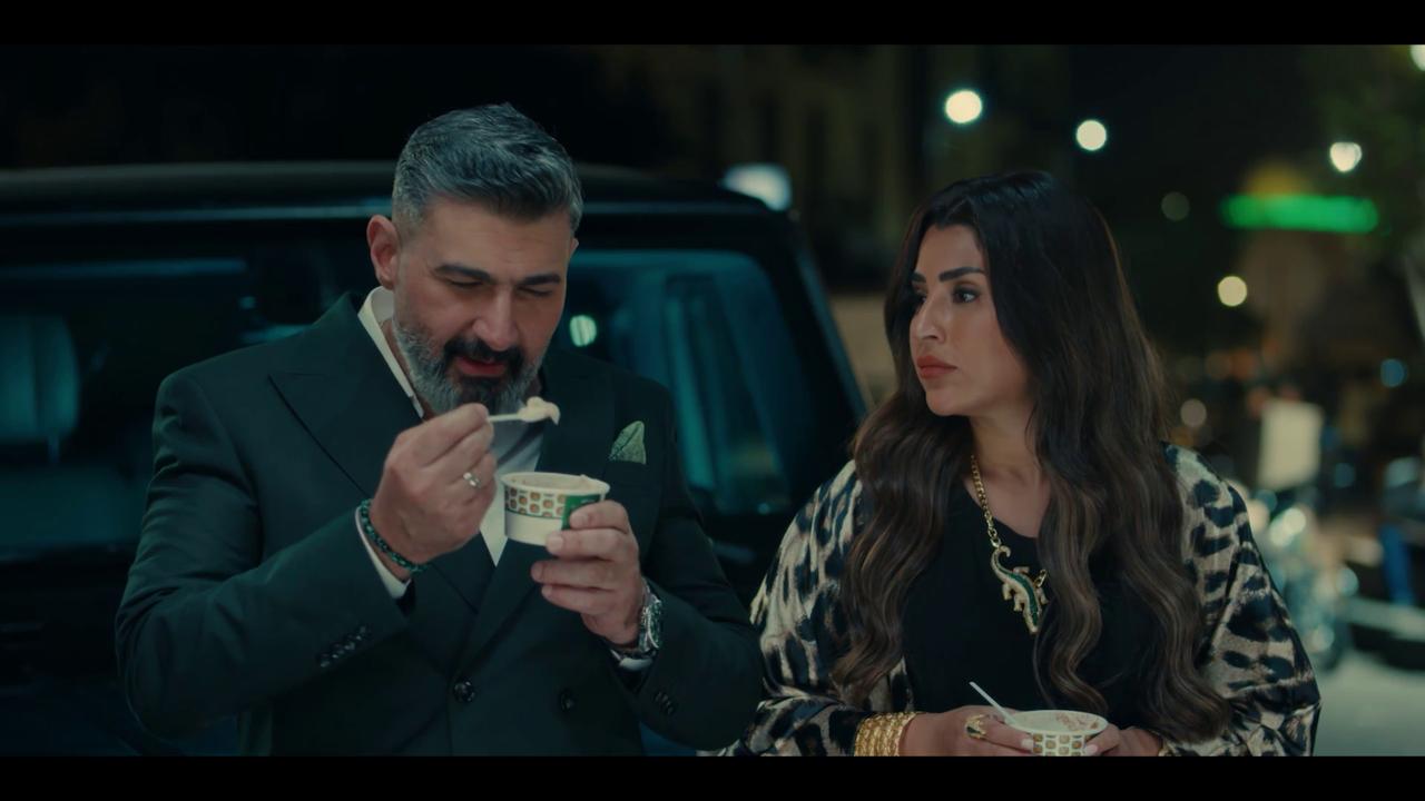 الفنانة ايتن عامر والفنان ياسر جلال