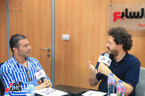 المخرج أحمد البوهي خلال الندوة