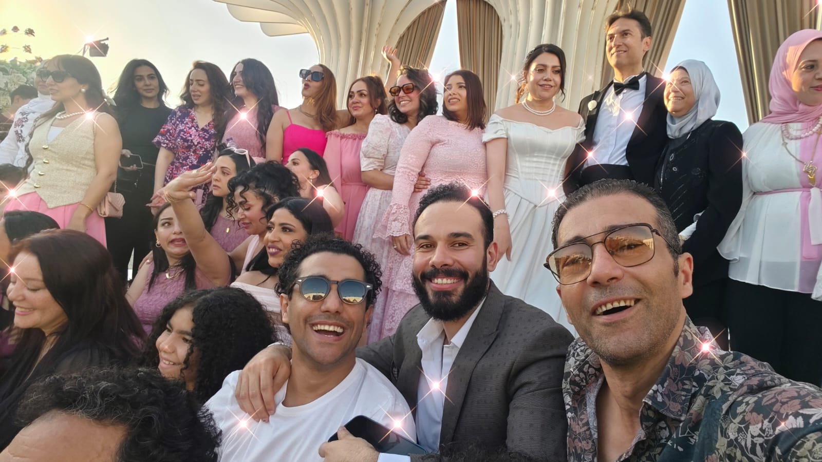 فرح ياسمين سمير بحضور نجوم الفن والاعلام  (10)