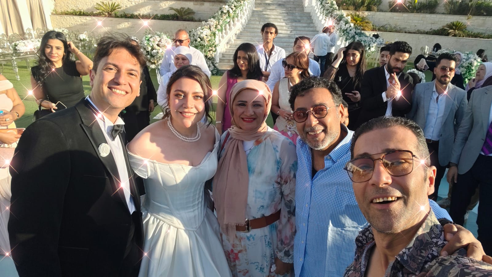 فرح ياسمين سمير بحضور نجوم الفن والاعلام  (8)