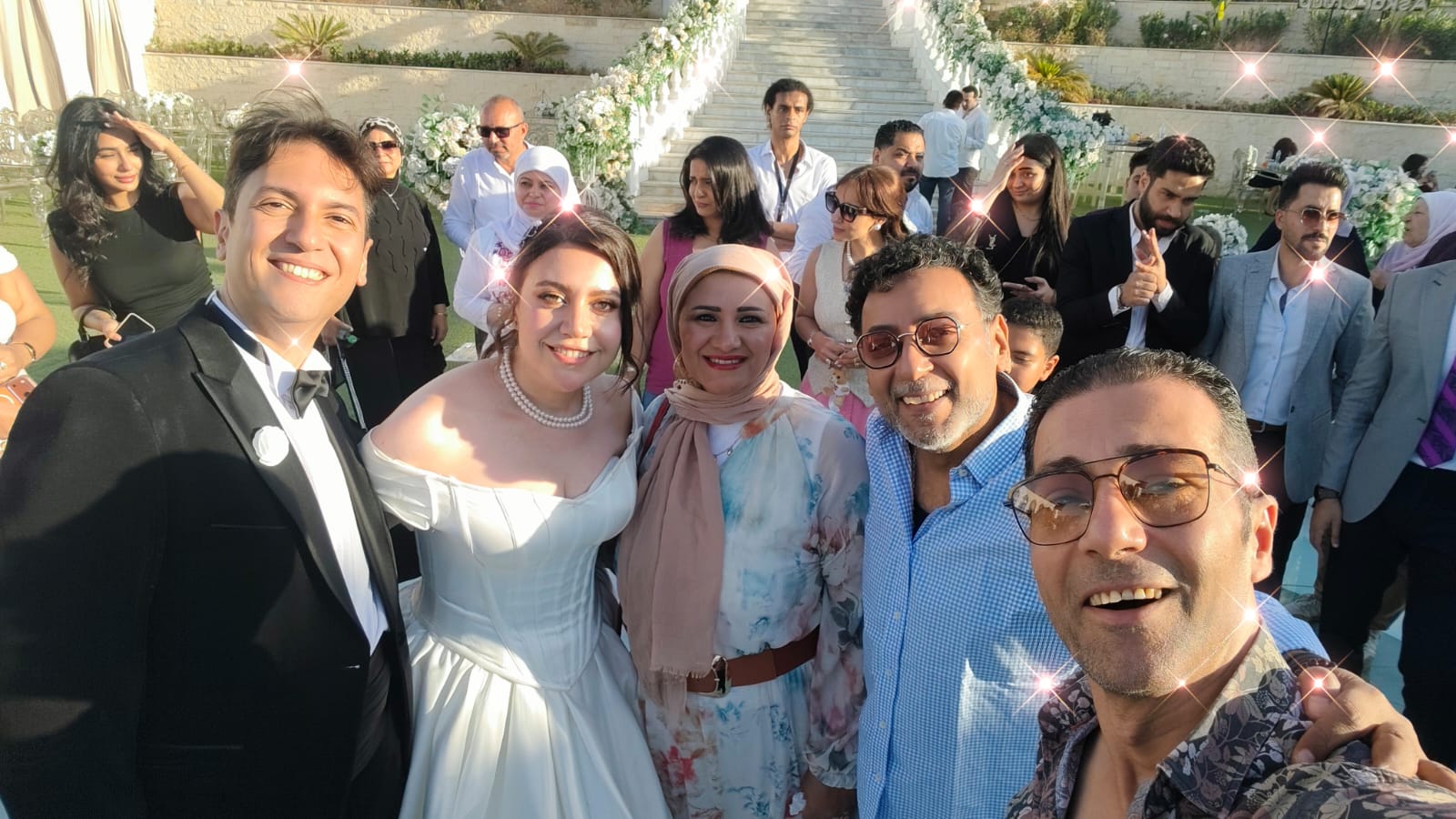 فرح ياسمين سمير بحضور نجوم الفن والاعلام  (6)