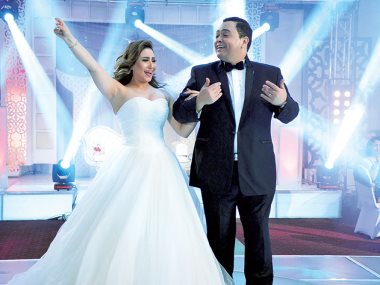 زفاف أحمد رزق وبوسى