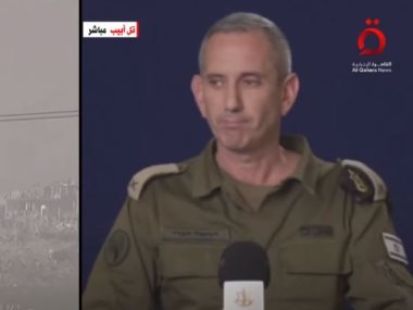 قناة القاهرة الاخبارية ومؤتمر صحفي لمتحدث جيش الاحتلال الاسرائيلي