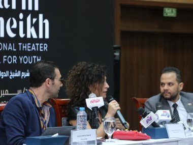 الإيطالية مارتسيا تيديسكي في مهرجان شرم الشيخ الدولي للمسرح الشبابي