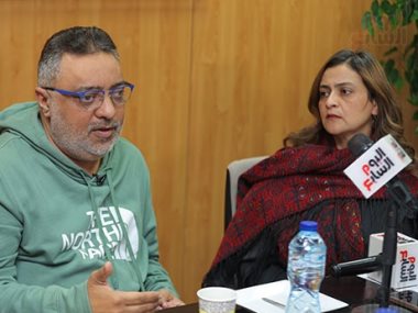 الكاتب عبد الرحيم كمال وعلا الشافعي رئيس تحرير اليوم السابع